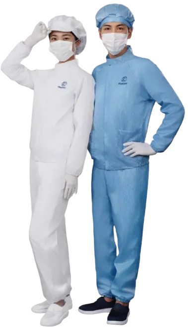 Cleanroom ESD Coat - Front View