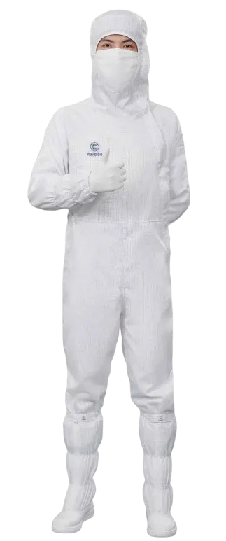 Cleanroom Jumpsuits - Detail View
