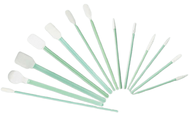 ESD Cotton Swab Clean blue