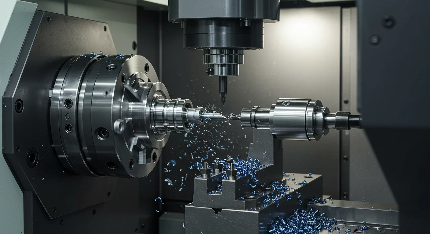 Swiss machining center